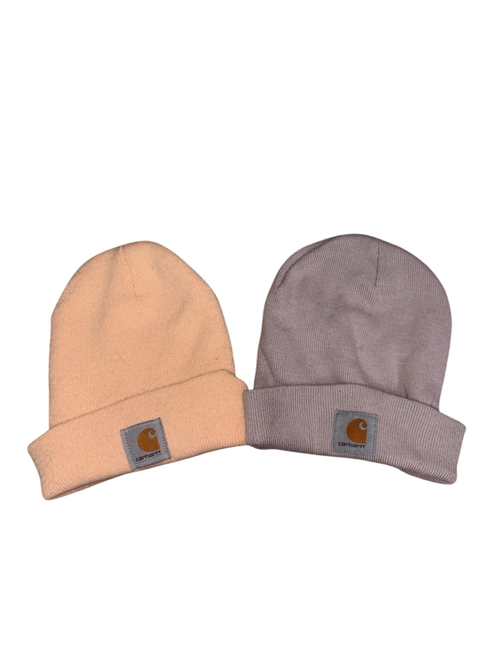 WOMANS Carhartt Beanie Duo - Peach and Mauve